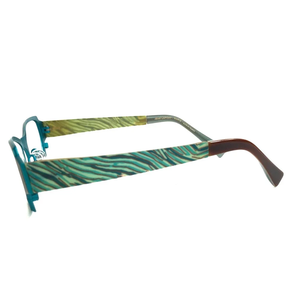 Jean Lafont Eyeglasses Frames ELEGANTE 501 Brown Blue Green Striped 51-18-135